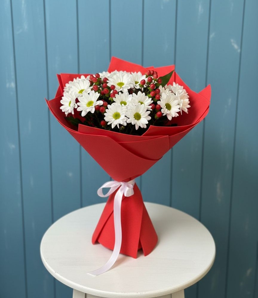 Букет цветов из: Хризантемы в Жирнове