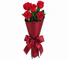 Букет 5 Красных роз Эдлесс Лав в Жирнове