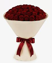 Букет 101 Бордовая роза Блэк Бакарра в Жирнове
