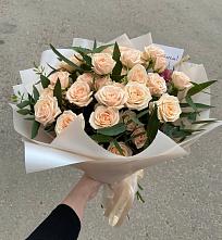 Букет Кремовые розы Латте в Жирнове