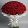 Букет 101 Красная роза Блэк Мэджик в Жирнове