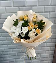 Букет цветов из:  Розы и Хризантемы в Жирнове