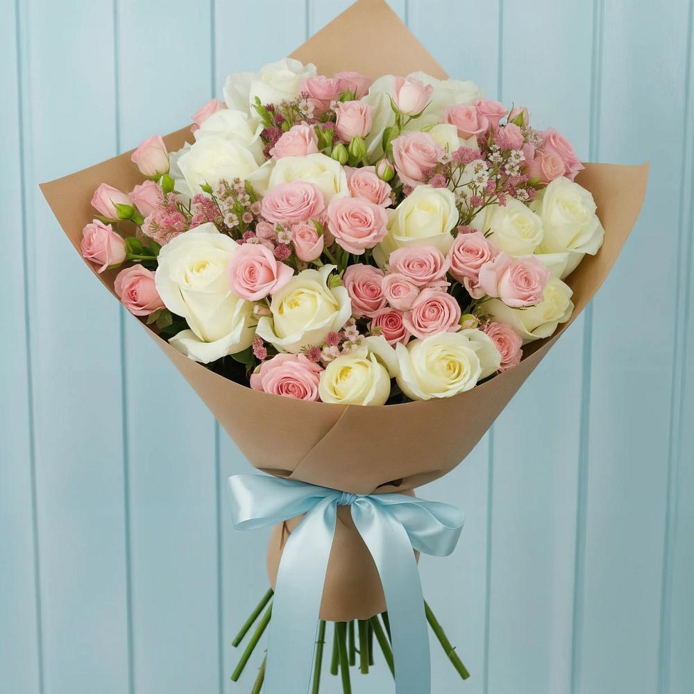 Букет цветов из: Розы в Жирнове