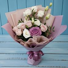 Букет цветов из:  Розы и Лизиантусы в Жирнове
