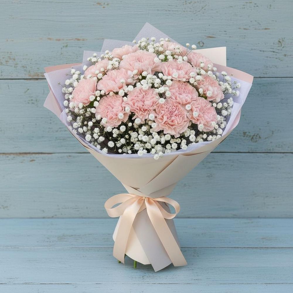 Букет цветов из: Гвоздики в Жирнове