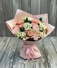 Букет цветов из:  Гвоздики, Розы и Хризантемы #REPLACE_PRED# Жирнове