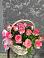 Цветочная композиция из Розы в корзине в Жирнове