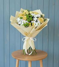 Букет цветов из:  Хризантемы и Розы в Жирнове