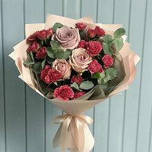 Букет цветов из:  Гвоздики и Розы в Жирнове